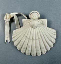 Margaret Furlong Angel Shell Ornament