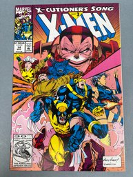 X-men Comic Book November 14 1992 With Bonus Trading Cards.