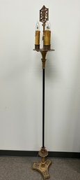 Vintage Candelabra Floor Lamp