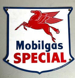Mobil Oil Corp. Metal Sign