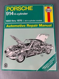 Vintage Porsche 914 4-cylinder Automotive Repair Manual Book