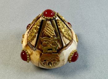 Small Bejeweled Trinket Box