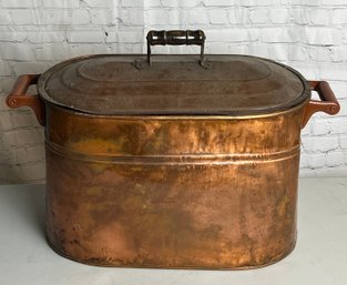 Vintage Copper Firewood Boiler