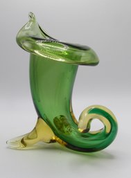 Murano Seguso Cornucopia Glass 1960 Era