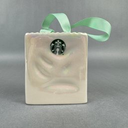 Starbucks Ornament - 3.5 Inches - Iridescent Glaze