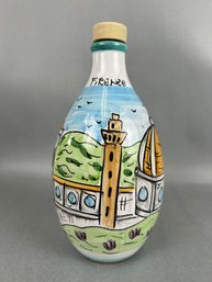 Hand Painted Firenze Jug Italian