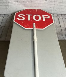 Vintage Stop/slow Construction Street Sign