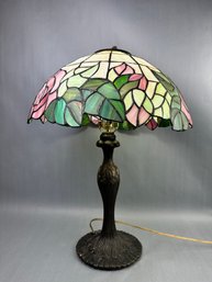 Floral Stained Glass Lamp
