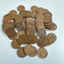 64 1950s Lincoln Pennies