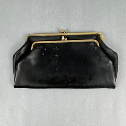 Vintage Purse With Double Opening And Key Chain