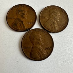 3 1930s Lincoln Pennies