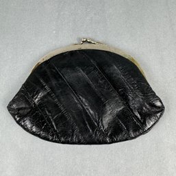 Vintage EELskin Coin Purse With 2nd Interior Opening