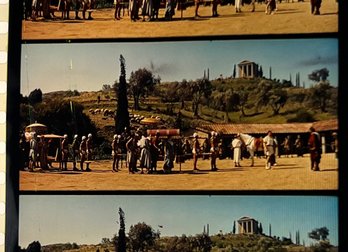 Celluloid Strip Of Film From The Movie Spartacus.