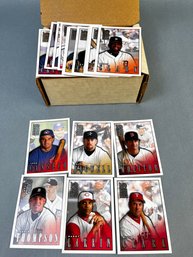 1998 Set Of Donruss Studio MLB Cards.