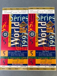 1997 World Series Tickets For The Kingdome.