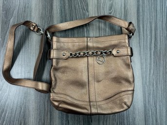Coppertone Coach Leather Handbag
