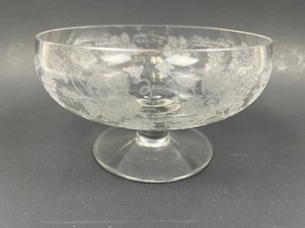 Cut Crystal Small Compote.