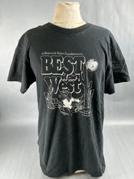 Vintage Best Of The West Motorcycle Riders Foundation T-shirt