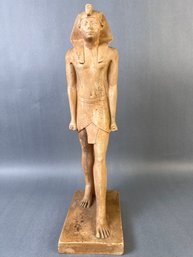 MMA Chalk Ware Egyptian Statue.