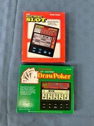 Two Radio Shack Video Poker Games