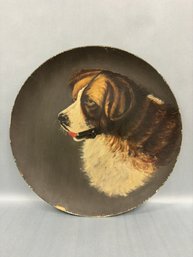 Victorian Painting Of Dog