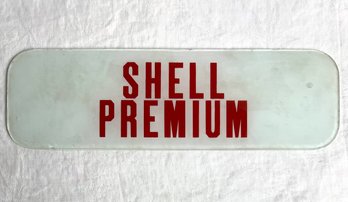 Vintage Glass Shell Premium Sign