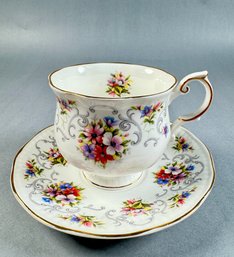 Cup And Saucer -queens- By Rosina China-England -Local Pickup Only