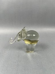 Handmade Ngwenya Glass Elephant From Switzerland.