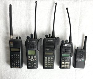 Lot Of Hand Held Motorola Uniden Radios
