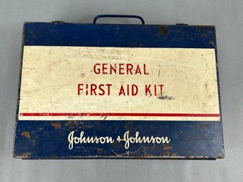 Vintage Johnson & Johnson General First Aid Kit *local Pick Up Only*