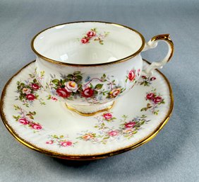 Rosamund By Elizabethan -Cup And Saucer - England Local Pickup