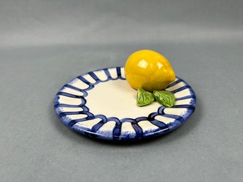 Cali Pottery Lemon Plate