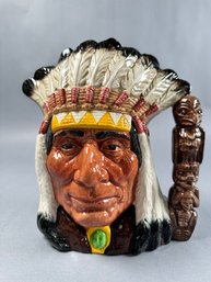 Royal Doulton Canadian Centennial Series North American Indian Toby Mug -local Pick Up