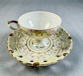 Wales -Cup And Saucer - Made In Japan-local Pickup