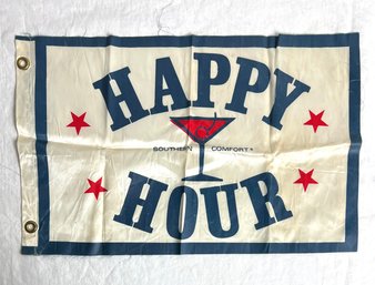Vintage Southern Comfort Happy Hour Drinking Flag