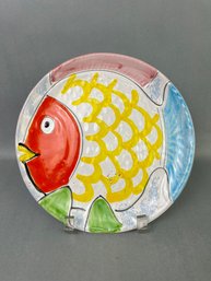 La Musa Made In Italy Ceramic Fish Plate