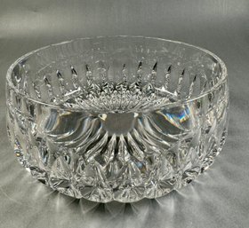 Cut Crystal Bowl -7.25 Round -Local Pickup Only
