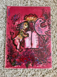 Marc Chagall Lithograph The Lion Of Judah