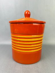 MCM Orange And Yellow Italian Canister