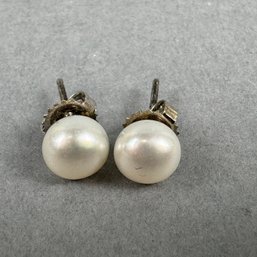 Pearl Pierced Earrings - 6.350mm