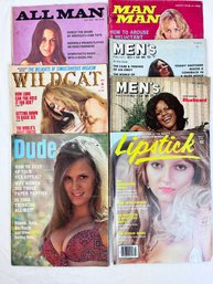 8 Vintage Adult Magazines.