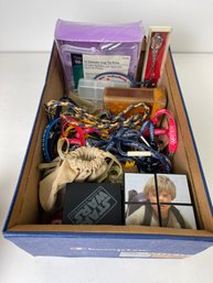 Assorted Box Lot Converse Shoe Box & Items Boy Scouts