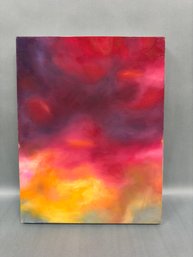 Original Abstract Painting On Canvas