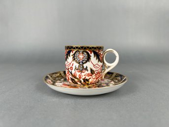 Royal Crown Derby Old Imari Demitasse Cup And Saucer