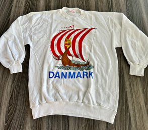 Vintage Danmark Large Unwashed Sweatshirt - Size L