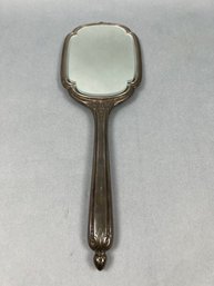 Antique RM&z Sterling Handled Mirror.