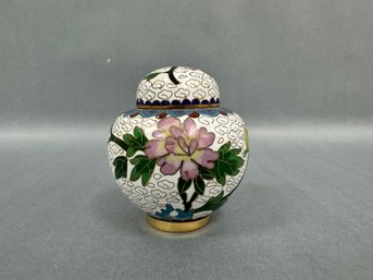 Small Cloisonn Ginger Jar