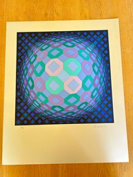 Victor Vasarely Artworks, XII Octal Pos,  Signed Limited Edition 224/340 1974
