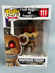 Funco Pop Nightmare Freddy.