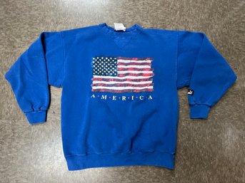 Vintage  America Sweatshirt Large By Puma